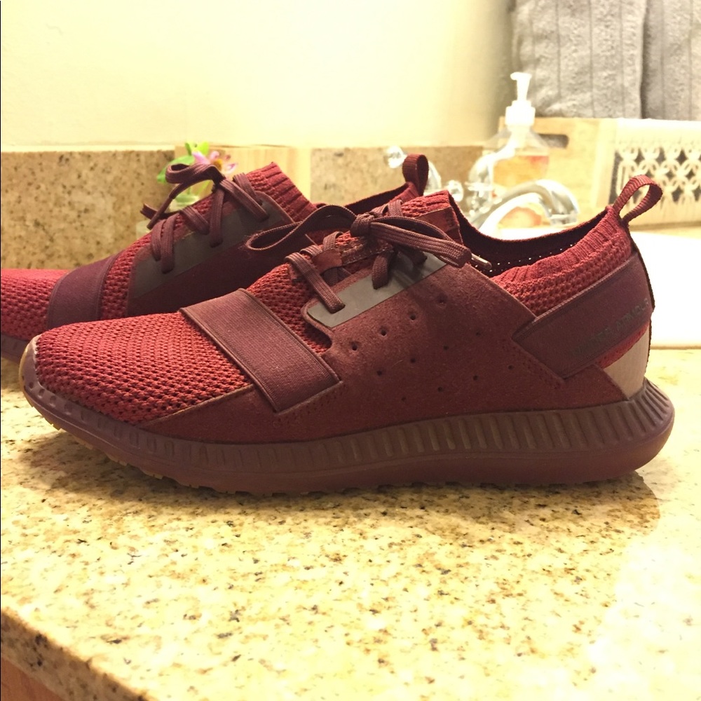 Under armour burgundy - crimson - red trainers